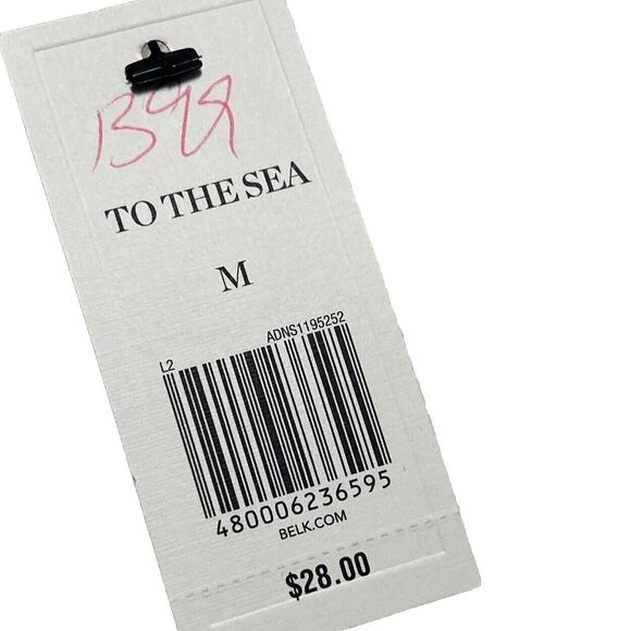 Crown & Ivy Nautical Tassels Blue Stripe Long Sleeve Shirt Girl Size Medium NWT - Picture 3 of 6